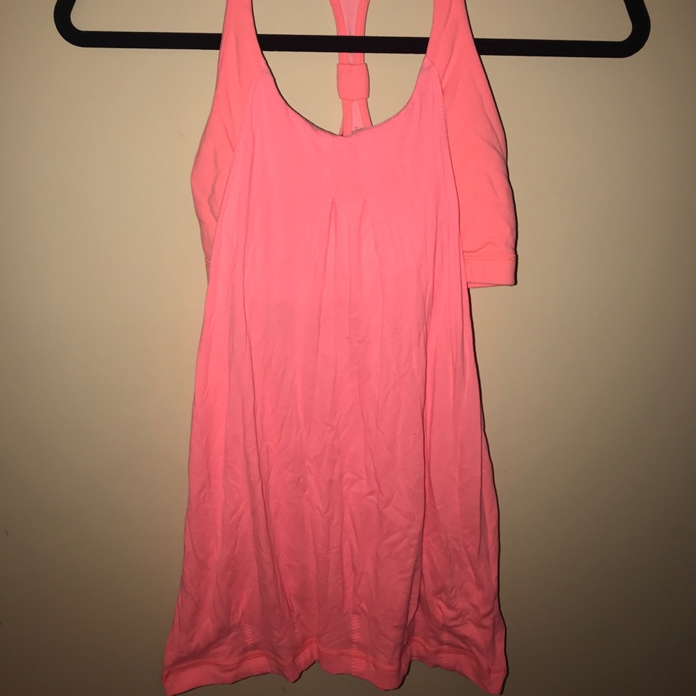 Pink lululemon sport tank
